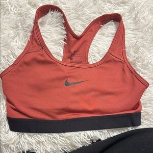 Nike Girls Red Sports Bra